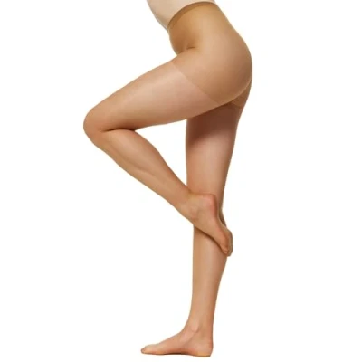 Immagine di Nur Die 3er Seidenfein Strumpfhose, 726969 Collant, 0, Marrone (Braun (Amber 230), M (Pacco da 3) Donna