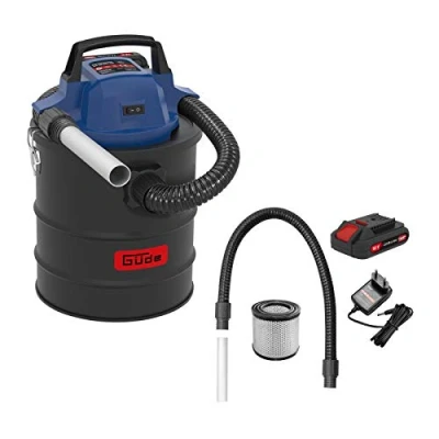 Immagine di Güde AS 18 201 05 58580, Aspiratore Cenere a Batteria, Nero/Blu