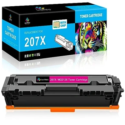 Immagine di LeciRoba 207X (con chip) per HP W2210X W2211X W2212X W2213X W2210A W2211A W2212A W2213A 207A Toner Color Laserjet Pro MFP M283fdw M283fdn M283 2nw M2. Stampante 55dw