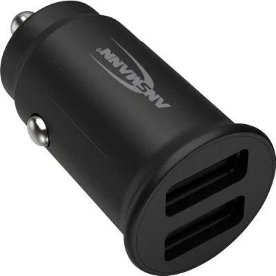 Immagine di Ansmann InCar Charger CC212 Caricatore USB 12 W Automobile, Camion Corrente di uscita max. 2400 mA Num. uscite: 2 x Presa A 2.0