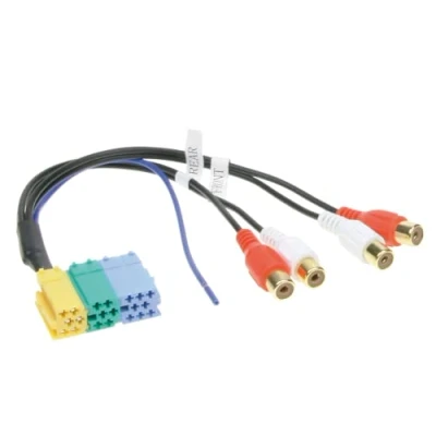 Immagine di CSB Line Out Adapter Mini ISO jack to 4 RCA Multicolore