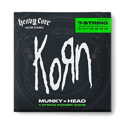 Immagine di Dunlop KRHCN1065 KORN HEAVY CORE Set di 7 Corde per Chitarra