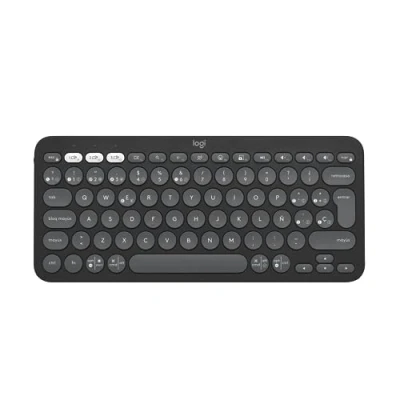 Immagine di Logitech Pebble Keys 2 K380s QWERTY Spanish Layout, Graphite