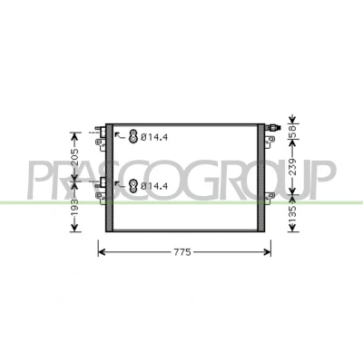 Immagine di PRASCO RN154C002 Condensatore 14 Alluminio 680