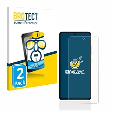 Immagine di brotect Pellicola Protettiva per Xiaomi Poco F5 Protezione Schermo (2 Pezzi) [Trasparente, Anti Impronte]