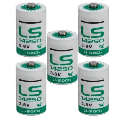Immagine di BenjiPower 5 batterie LS14250 1/2 AA 3,6 V Li SOCL2 Litio