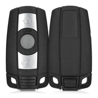 Immagine di kwmobile Custodia Compatibile con BMW 3 Tasti (Solo Keyless Go) Cover Chiavi Auto Protezione Copri Telecomando Chiave Copertura Nero