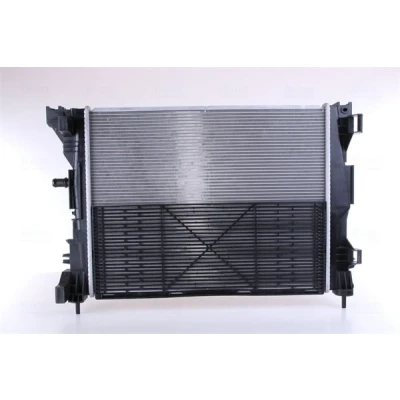 Immagine di NISSENS 606653 Radiatore motore Alluminio 505 390 16 Alette di raffreddamento saldate