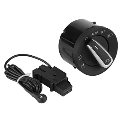 Immagine di t5 auto light kit + Modulo sensore di controllo interruttore fari Fendinebbia Caddy per Jett a MK5 MK6 Rabbit Tiguan B6 3C 5ND941431B