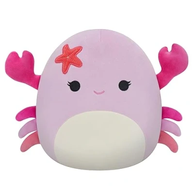 Immagine di Squishmallows Cailey Original 7.5&quot; Pink Crab Add to Your Squad, Ultrasoft Stuffed Animal Plush Toy, ufficiale Kellytoy Plush, SQCR04093, Verde