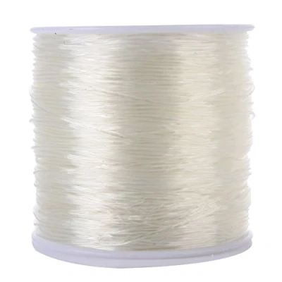 Immagine di VABNEER 100m Filo Elastico, 1mm Cavo Elastico Cordoncino per DIY Perline Collana Bracciale (Trasparente, 100m)