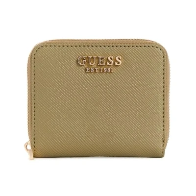 Immagine di Guess Laurel Small ZIP Around Portafoglio, Donna, Taglia: One Size, Sage