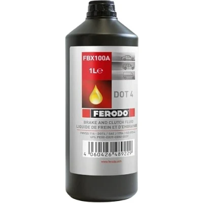 Immagine di Ferodo FBX100A FBX100 liquido freni DOT 4 latta da 1 Litro.