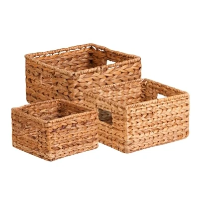 Immagine di Honey Can Do sto 02882 Nesting Banana Leaf Baskets, Natural, 3 Confezione