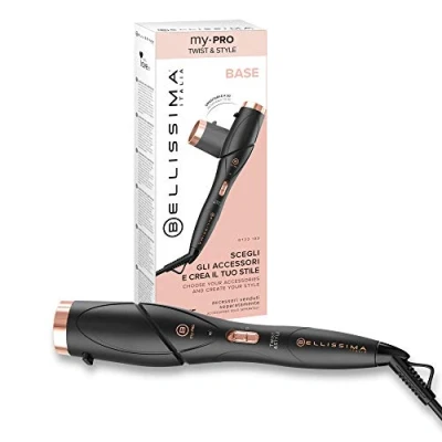 Immagine di Bellissima Imetec My Pro Twist &amp; Style GT22 100, Manico per Styler Arricciacapelli Onde e Ricci, Temperatura Automatica, Riscaldamento Rapido, Orientabile a 90, Accessori non Inclusi