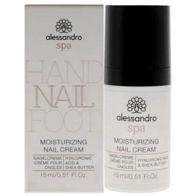 Immagine di Spa Moistuirizing Nail Cream Crema idratante per unghie con acido ialuronico, fragili, 15 ml