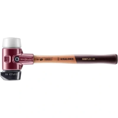 Immagine di Halder USA Mazzuola Simplex con inserti in Superplastic e Gomma Stand UP Nera (3027.26)