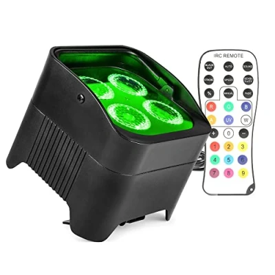 Immagine di BeamZ BBP94W Uplight PAR RGBW UV DMX WIRELESS Alimentato a Batterie + Telecomando