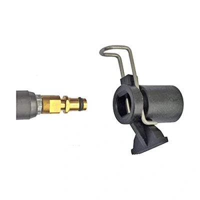 Immagine di M&amp;M Smartek Adattatore ad alta pressione per tubo spina/convertitore idropulitrice compatibile a/come Kärcher, Black &amp; Decker, Nilfisk, Stihl G1/4&quot; o con M22 IG (opzione A Kärcher)