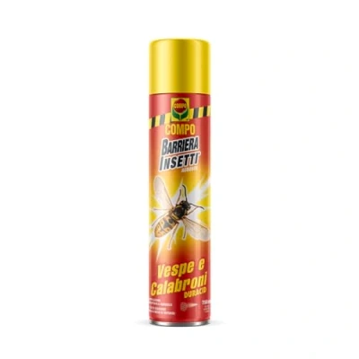Immagine di COMPO DURACID Barriera Insetticida Spray per Vespe e Calabroni, Eliminazione Efficace dei Nidi, 750 ml