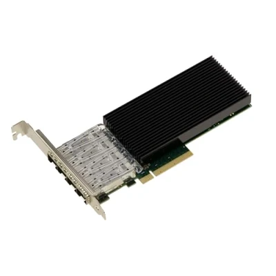 Immagine di KALEA INFORMATIQUE scheda controller PCIe LAN in fibra SFP+ a 4 porte di X722 DA4 con chipset riservato Intel rete Ethernet 10GbE