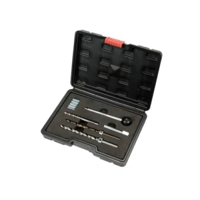 Immagine di Yato Kit Professionale per la Riparazione di filetti iniettori, 10 Pezzi, Acciaio Massiccio HSS, M6 M8, Motori CDI, iniettore Viti Fissaggio