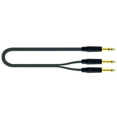 Immagine di QUIK LOK JUST/JS2JM 2, Cavo Adattatore, Jack Stereo / 2 x Mono, Lunghezza mt Colore Nero