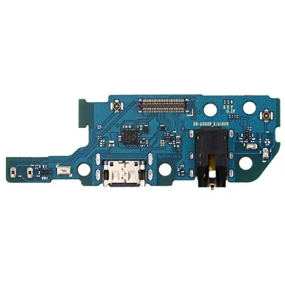 Immagine di OnlyTech Circuito connettore di ricarica ricambio per Samsung Galaxy A20E A202F Parte interna che include presa USB tipo C, microfono, antenna e jack