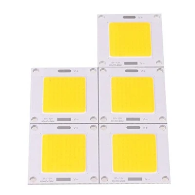 Immagine di Chip LED 50 W a risparmio energetico e ad alta potenza, COB integrato per lampadina, adatto lampadine faretti fai da te, DC 12 14 V, Confezione 5 50.0W, 12.0V