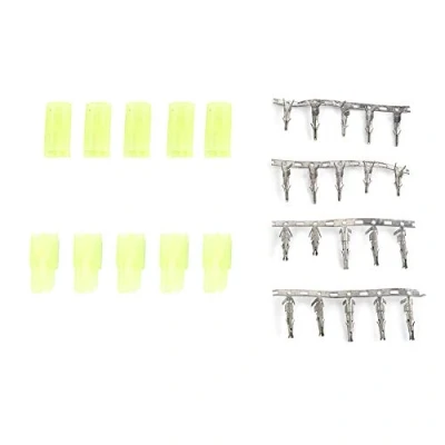 Immagine di Keenso connettore Mini Maschio Femmina connettore, 5 Coppie Verde Non cablato Airsoft RC NiMH