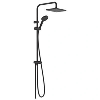Immagine di hansgrohe Vernis Shape Colonna doccia 230 1 tipo di getto Reno, nero opaco, 26282670