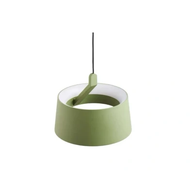 Immagine di LOOM DESIGN Lampada a sospensione Cookie, verde, alluminio Ø 15 cm
