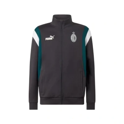 Immagine di Puma AC Milan Archive Track Jacket Squadra, Uomo, Taglia: XXL, Flat dark gray/varsity green
