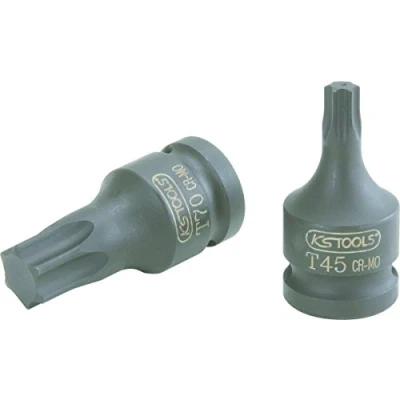 Immagine di KS Tools 911.0914 Bussola 1/2&quot; per avvitatore ad impulsi, Torx, corta, T45