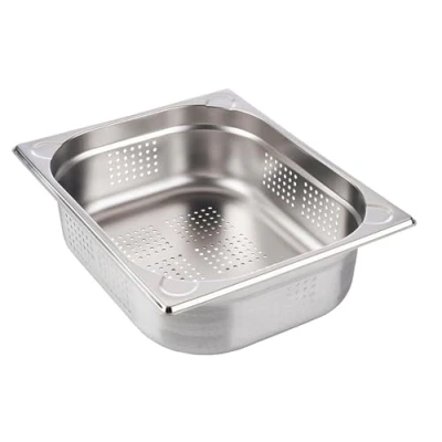 Immagine di APS 81902 GN 1/2 contenitore, perforato, acciaio inox Contenitore gastronorm, dimensioni 265 x 325 mm/altezza 100 mm