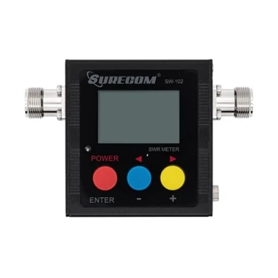 Immagine di Mcbazel Surecom SW 102S SO239 Connettore VHF digitale UHF 125 525Mhz Misuratore di Potenza e SWR