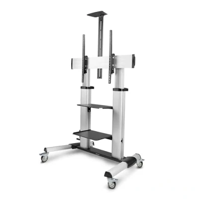 Immagine di StarTech.com Supporto TV su ruote, per schermi piatti fino a 100&quot;/100Kg, carrello mobile regolabile in altezza