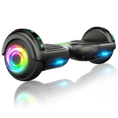 Immagine di Hoverboard Scooter elettrico fuoristrada autobilanciante a due ruote con altoparlante wireless Bluetooth