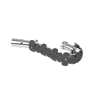 Immagine di POLISPORT 8483700006 ARMADILLO HEAD Protezione universale per scarico da 22cm moto a 4 tempi in acciaio inox ed elastomero leggero resistente alle alte temperature colore nardo grigio