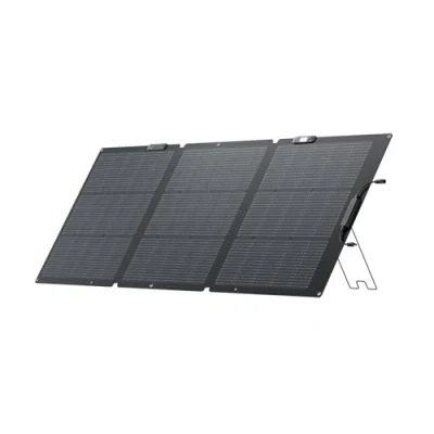 Immagine di ECOFLOW Pannello Solare Portatile 160W per Centrale Elettrica, Sistema di Ricarica Pieghevole, Concatenabile, Cavalletto Regolabile, Impermeabilità IP67, Uso all&#039;Aperto, Campeggio