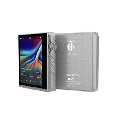 Immagine di Hidizs AP80 PROX Lettore musicale Bluetooth bilanciato portatile MQA senza perdita con doppio chip DAC ESS9219C e supporta 8X LDAC aptX AAC USB DSD256 HiBy Link HiRes Audio Wireless DAP (nero)