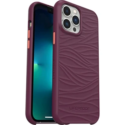 Immagine di Lifeproof Cover per iPhone 13 Pro Max/iPhone 12 Max Wake, resistente a shock e cadute fino 2 metri,cover sottile protettiva,progettata in modo sostenibile da plastica riciclata oceani, Viola