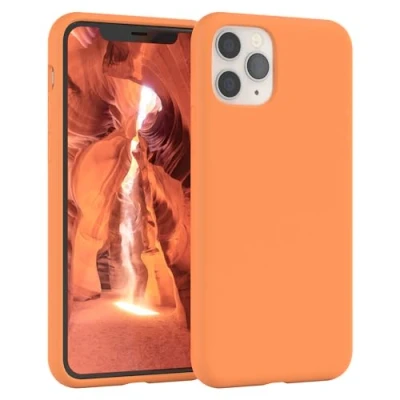 Immagine di EAZY CASE custodia in silicone di alta qualità, compatibile con iPhone 11 Pro, sottile protezione per fotocamera e fodera interna, silicone, protettiva, cover