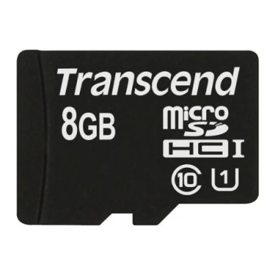 Immagine di Transcend Premium Scheda microSDHC 8 GB Class 10, UHS I incl. Adattatore SD