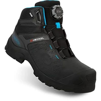 Immagine di Heckel MACCROSSROAD 3.0 S3 HIGH BOA 6736346 Stivali di sicurezza Taglia delle scarpe (EU): 46 Nero, Giallo 1 Paio/a