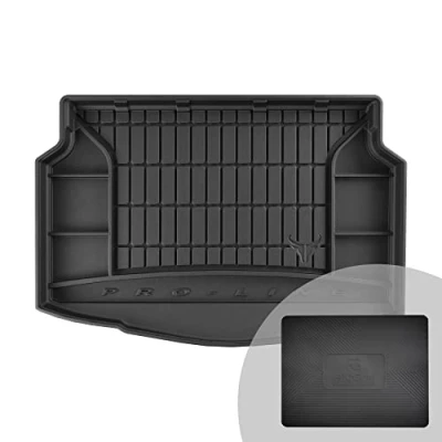 Immagine di FROGUM ProLine 3D Esclusivo Tappetino Vasca Baule Bagagliaio in gomma perfetto per Toyota Yaris IV dal 2020 Comodo organizzatore Bordi più alti