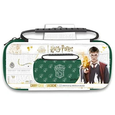Immagine di Freaks And Geeks Wizarding World Harry Potter 299253b Slim Case for Nintendo Switch, Slytherin, green