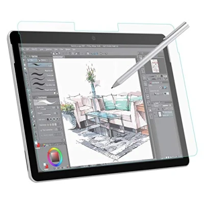 Immagine di MoKo Pet Pellicola Prottetiva Opaca Compatibile con Surface Go 4 2023/Go 3 2021/Go 2 2020/Go 2018, Scrivere, Disegnare Come su Carta, Antiriflesso per Microsoft Go, Trasparente