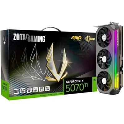 Immagine di Zotac Scheda grafica Nvidia RTX 5070 Ti GeForce AMP Extreme INFINITY 16 GB RAM GDDR7 PCIe x16 5.0