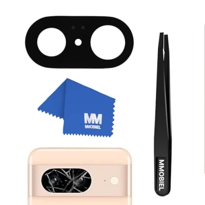 Immagine di MMOBIEL Lente Vetro Camera Posteriore di Ricambio Compatibile con Google Pixel 8 Include Adesivo Biadesivo, Pinzetta e Panno